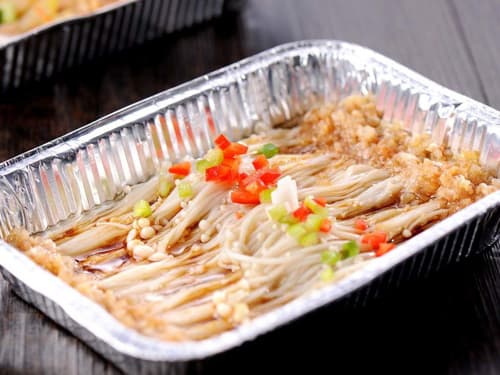 慈利锡纸烤金针菇